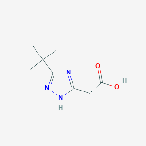 (3-tert-Butyl-1H-1,2,4-triazol-5-yl)acetic acid