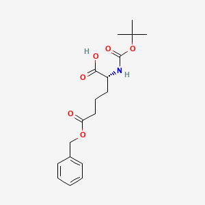 (R)-6-(Benzyloxy)-2-((tert-butoxycarbonyl)amino)-6-oxohexanoic acid