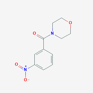 molecular formula C11H12N2O4 B1296131 吗啉代(3-硝基苯基)甲酮 CAS No. 26162-90-3