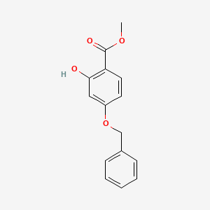 molecular formula C15H14O4 B1296132 4-(苯甲氧基)-2-羟基苯甲酸甲酯 CAS No. 5427-29-2