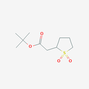 tert-Butyl 2-(1,1-dioxidotetrahydrothiophen-2-yl)acetate