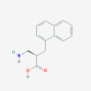 molecular formula C14H15NO2 B12961354 (S)-3-Amino-2-(naphthalen-1-ylmethyl)propanoic acid 