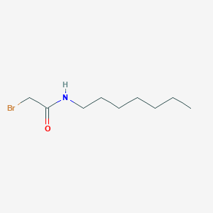 molecular formula C9H18BrNO B1296136 2-ブロモ-N-ヘプチルアセトアミド CAS No. 5463-16-1