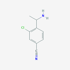 4-(1-Aminoethyl)-3-chlorobenzonitrile