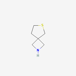 molecular formula C6H11NS B12961362 6-Thia-2-azaspiro[3.4]octane 