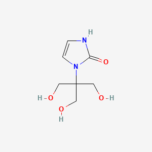 molecular formula C7H12N2O4 B12961367 1-(1,3-Dihydroxy-2-(hydroxymethyl)propan-2-yl)-1H-imidazol-2(3H)-one 