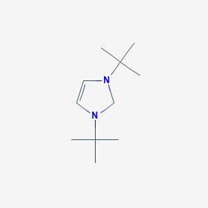 molecular formula C11H22N2 B12961376 1,3-Di-tert-butyl-2,3-dihydro-1H-imidazole 