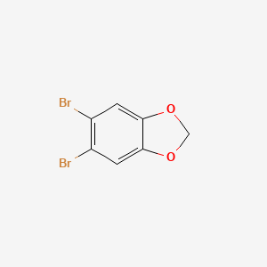 molecular formula C7H4Br2O2 B1296138 5,6-二溴-1,3-苯并二氧杂环己烷 CAS No. 5279-32-3