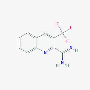 3-(Trifluoromethyl)quinoline-2-carboximidamide