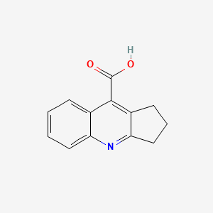 molecular formula C13H11NO2 B1296141 2,3-Dihydro-1H-cyclopenta[b]quinoline-9-carboxylic acid CAS No. 5447-47-2