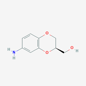 (R)-(7-Amino-2,3-dihydrobenzo[b][1,4]dioxin-2-yl)methanol