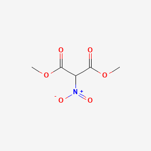 molecular formula C5H7NO6 B1296143 Dimethyl nitromalonate CAS No. 5437-67-2