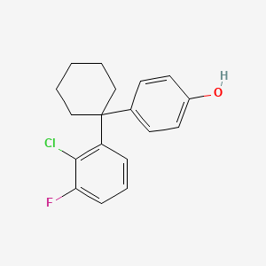 4-(1-(2-Chloro-3-fluorophenyl)cyclohexyl)phenol