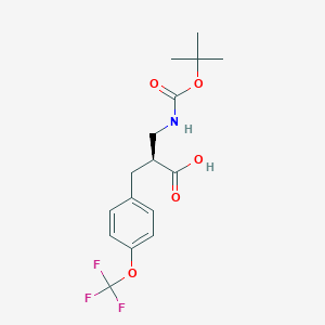 (S)-3-((tert-Butoxycarbonyl)amino)-2-(4-(trifluoromethoxy)benzyl)propanoic acid