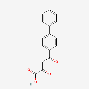 molecular formula C16H12O4 B12961562 2,4-dioxo-4-(4-phenylphenyl)butanoic acid CAS No. 85763-16-2