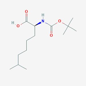 (S)-2-((tert-Butoxycarbonyl)amino)-7-methyloctanoic acid