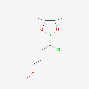 2-(1-Chloro-4-methoxybutyl)-4,4,5,5-tetramethyl-1,3,2-dioxaborolane