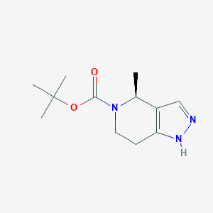 tert-Butyl (S)-4-methyl-2,4,6,7-tetrahydro-5H-pyrazolo[4,3-c]pyridine-5-carboxylate