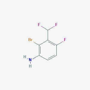 2-Bromo-3-(difluoromethyl)-4-fluoroaniline