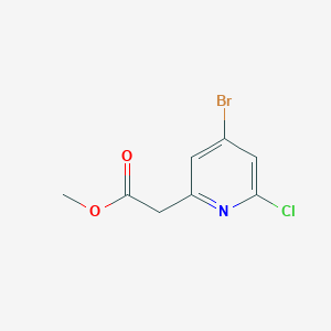 Methyl 2-(4-bromo-6-chloropyridin-2-yl)acetate