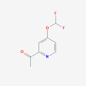 1-(4-(Difluoromethoxy)pyridin-2-yl)ethan-1-one