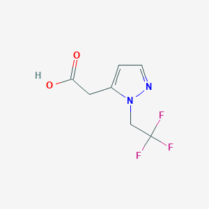 2-(1-(2,2,2-Trifluoroethyl)-1H-pyrazol-5-yl)acetic acid