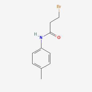 B1296178 3-Bromo-n-(4-methylphenyl)propanamide CAS No. 21437-82-1