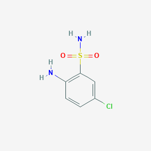 molecular formula C6H7ClN2O2S B129618 2-Amino-5-chlorobenzenesulfonamide CAS No. 5790-69-2