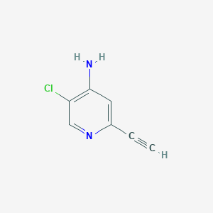 5-Chloro-2-ethynylpyridin-4-amine