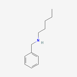 B1296185 Benzenemethanamine, N-pentyl- CAS No. 25468-43-3