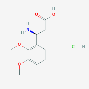 (S)-3-Amino-3-(2,3-dimethoxyphenyl)propanoic acid hydrochloride