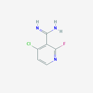 4-Chloro-2-fluoronicotinimidamide