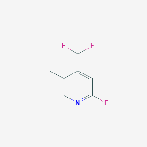 4-(Difluoromethyl)-2-fluoro-5-methylpyridine