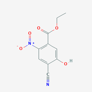 Ethyl 4-cyano-5-hydroxy-2-nitrobenzoate