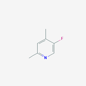 molecular formula C7H8FN B12961934 5-Fluoro-2,4-dimethylpyridine 