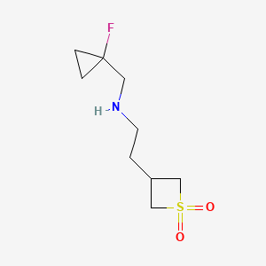 3-(2-(((1-Fluorocyclopropyl)methyl)amino)ethyl)thietane 1,1-dioxide