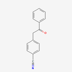 B1296195 2-(4-Cyanophenyl)acetophenone CAS No. 59824-23-6