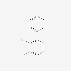 molecular formula C12H8BrI B12961962 2-Bromo-3-iodo-1,1'-biphenyl 