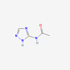 B1296198 ACETAMIDE, N-(s-TRIAZOLYL)- CAS No. 5295-23-8