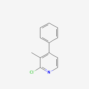 2-Chloro-3-methyl-4-phenylpyridine