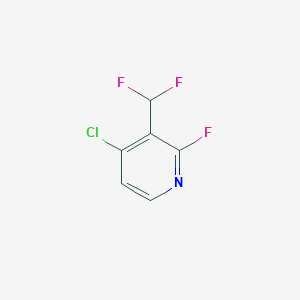 4-Chloro-3-(difluoromethyl)-2-fluoropyridine