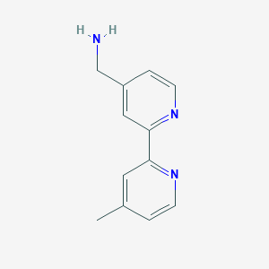 molecular formula C12H13N3 B12962054 4-Aminomethyl-4'-methyl-2,2'-bipyridine 