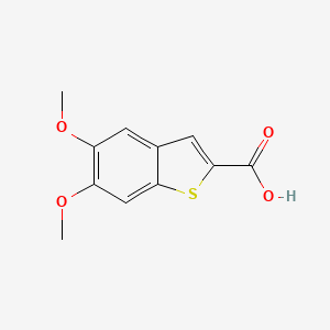 B1296206 5,6-Dimethoxy-1-benzothiophene-2-carboxylic acid CAS No. 23046-03-9