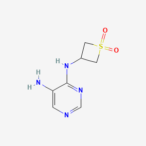 3-((5-Aminopyrimidin-4-yl)amino)thietane 1,1-dioxide