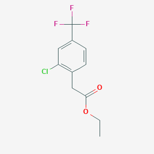 Ethyl 2-chloro-4-trifluoromethylphenylacetate