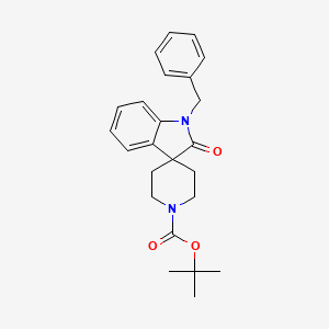 Spiro[3H-indole-3,4'-piperidine]-1'-carboxylic acid, 1,2-dihydro-2-oxo-1-(phenylmethyl)-, 1,1-dimethylethyl ester