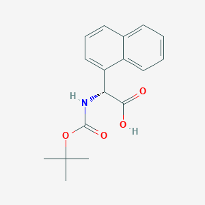 (R)-2-((tert-Butoxycarbonyl)amino)-2-(naphthalen-1-yl)acetic acid