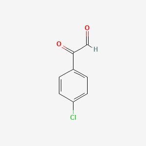 molecular formula C8H5ClO2 B1296220 2-(4-氯苯基)-2-氧代乙醛 CAS No. 4998-15-6