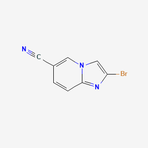 molecular formula C8H4BrN3 B12962203 2-Bromoimidazo[1,2-a]pyridine-6-carbonitrile 