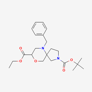 2-(tert-Butyl) 8-ethyl 6-benzyl-9-oxa-2,6-diazaspiro[4.5]decane-2,8-dicarboxylate